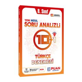 Puan Yayınları 8. Sınıf Lgs Türkçe 10+1 Deneme