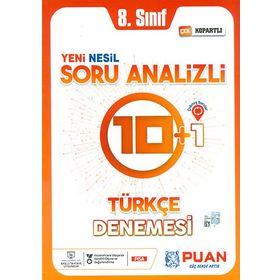 Puan Yayınları 8. Sınıf Lgs Türkçe 10+1 Deneme