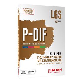 Puan Yayınları 8. Sınıf T.C İnkılap Tarihi Lgs P-Dif Konu Anlatımlı