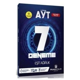 Puan Yayınları Ayt Eşit Ağırlık 7 Deneme
