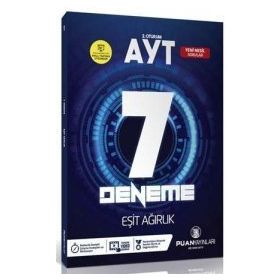 Puan Yayınları Ayt Eşit Ağırlık 7 Deneme