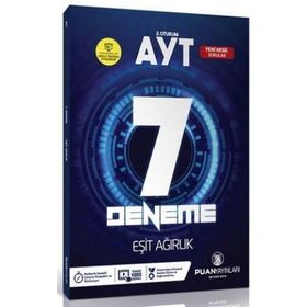 Puan Yayınları Ayt Eşit Ağırlık 7 Deneme