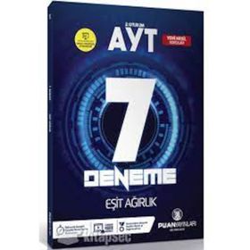 Puan Yayınları Ayt Eşit Ağırlık 7 Deneme