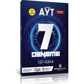 Puan Yayınları Ayt Eşit Ağırlık 7 Deneme