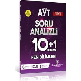 Puan Yayınları Ayt Fen Bilimleri Soru Analizi 10 + 1 Deneme