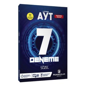 Puan Yayınları AYT Sözel Video Çözümlü 7 Deneme