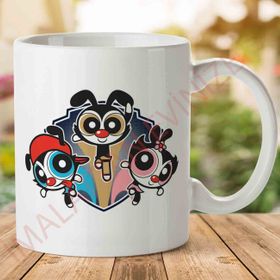 Puffmaniacs Power Puff Girls Animaniacs Mashup Baskılı Kupa