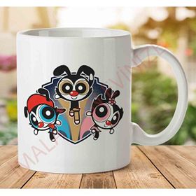 Puffmaniacs Power Puff Girls Animaniacs Mashup Baskılı Kupa