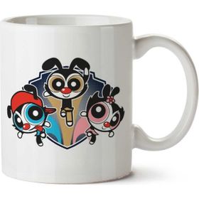 Puffmaniacs Power Puff Girls Animaniacs Mashup Baskılı Kupa
