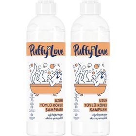 Puffy Love Hayvan Dostu Uzun Tüylü 2x370 ML Köpek Şampuanı