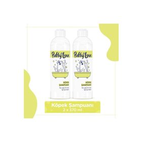 Puffy Love Hayvan Dostu Uzun Tüylü 2x370 ML Köpek Şampuanı