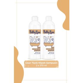 Puffy Love Hayvan Dostu Uzun Tüylü 2x370 ML Köpek Şampuanı