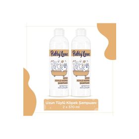 Puffy Love Hayvan Dostu Uzun Tüylü 2x370 ML Köpek Şampuanı