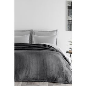 Puffy Trinity Tek Kişilik Wellsoft Antrasit 150 x 220 cm Battaniye