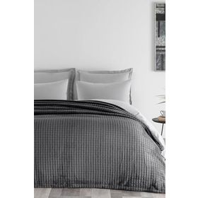 Puffy Trinity Tek Kişilik Wellsoft Antrasit 150 x 220 cm Battaniye