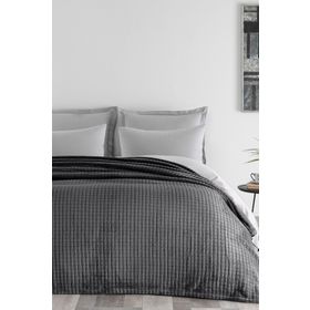Puffy Trinity Tek Kişilik Wellsoft Antrasit 150 x 220 cm Battaniye