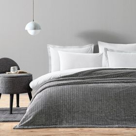 Puffy Trinity Tek Kişilik Wellsoft Antrasit 150 x 220 cm Battaniye
