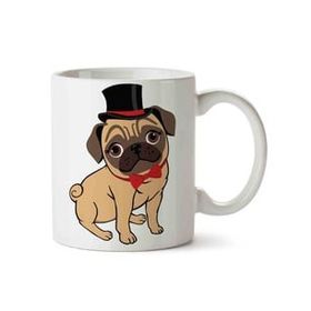 Pug Puppy Canidae Toy Dog Köpek Baskılı Kupa