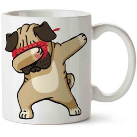 Pug Puppy Dab Dabbing Baskılı Kupa