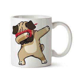Pug Puppy Dab Dabbing Baskılı Kupa
