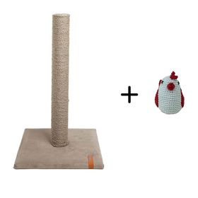 Pugalo Catnipli Gri 82 cm Lüx Tırmalama Tahtası