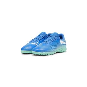 Puma 10795001 Future 7 Play TT Jr Mavi Çocuk Halı Saha Ayakkabısı