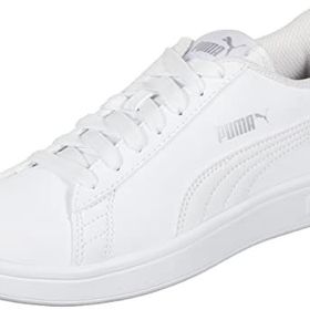 Puma 36516073 Smash V2 Buck White Silver Unisex Spor Ayakkabı