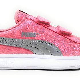 Puma 36737815 Pembe Smash V2 Glitz Glam V Ps Çocuk Spor Ayakkabı