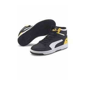 Puma 370486-12 Rebound Lay Up Sl JR Mid Sneakers Jordan Boğazlı Siyah Sarı Unisex Spor Ayakkabı