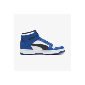 Puma 370490-19 Rebound Layup Lo SL JR Mavi Beyaz Siyah Sneakers Unisex Spor Ayakkabı