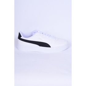 Puma 380147-02 Skyle Clean Beyaz Siyah Kadın Spor Ayakkabı