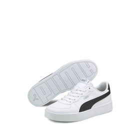 Puma 38014703 Kadın Skye Clean Beyaz-Kırmızı Spor Ayakkabı