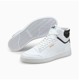 Puma 380748-01 Shuffle Mid Beyaz Erkek Boğazlı Spor Ayakkabı
