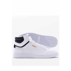 Puma 380748 01 Sneakers Shuffle Mid Günlük Beyaz Siyah Unisex Spor Ayakkabı
