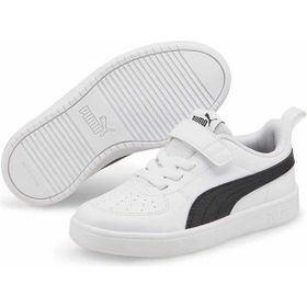 Puma 385836- 03 Rickie AC PS Beyaz Siyah Çocuk Spor Ayakkabı