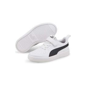 Puma 385836-03 Rickie AC PS Ortopedik Beyaz Siyah Çocuk Spor Ayakkabı