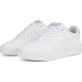 Puma 386666-02 Skye Clean Distressed Günlük Beyaz Kadın Spor Ayakkabı