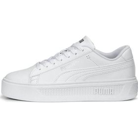 Puma 390758-01 Smash Plarform V3 Beyaz Kadın Spor Ayakkabı