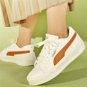 Puma 390758 12 Smash Platform V3 Beyaz Kadın Sneaker Spor Ayakkabı