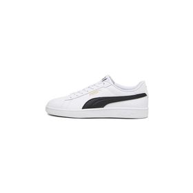 Puma 390987 11 Puma Smash 3.0 L Puma White-Puma Black-Puma Gold Yetişkin Erkek Tennis Sneaker
