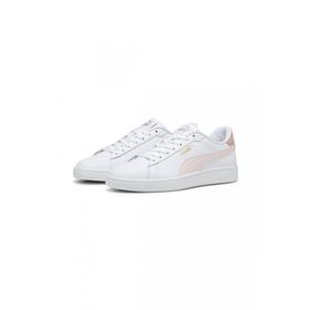 Puma 390987 11 Puma Smash 3.0 L Puma White-Puma Black-Puma Gold Yetişkin Erkek Tennis Sneaker