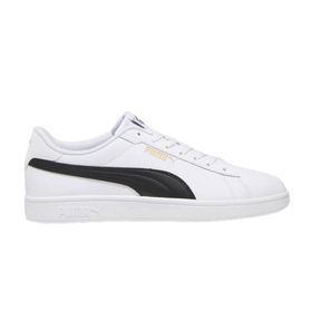 Puma 390987 11 Puma Smash 3.0 L Puma White-Puma Black-Puma Gold Yetişkin Erkek Tennis Sneaker