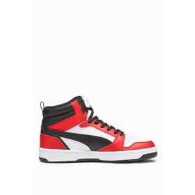 Puma 392326 04 Rebound V6 Beyaz Kırmızı Yetişkin Erkek Basketbol Ayakkabısısı
