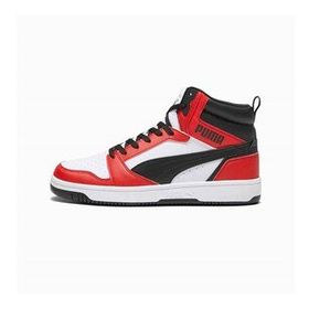 Puma 392326 04 Rebound V6 Beyaz Kırmızı Yetişkin Erkek Basketbol Ayakkabısısı