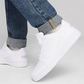 Puma 392328 03 Rebound V6 Low Beyaz Gri Erkek Spor Ayakkabı