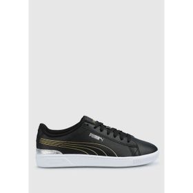 Puma 39508502 Vikky V3 Metallic Shine Kadın Siyah Sneaker