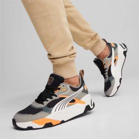 Puma 395262-02 Trinity Desert Road Black White Slate Clementine Erkek Koşu ve Yürüyüş Ayakkabı