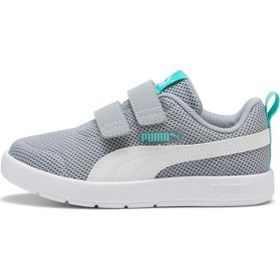 Puma 398085-06 Courtflex V3 Mesh Ps Gri Yeşil Erkek Çocuk Ayakkabı