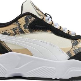 Puma 400693 Cassia Snake Chic Krem Spor Ayakkabı