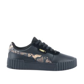 Puma 400723 02 Carina 3.0 Snake Chic Siyah Altın Kadın Sneaker Ayakkabı